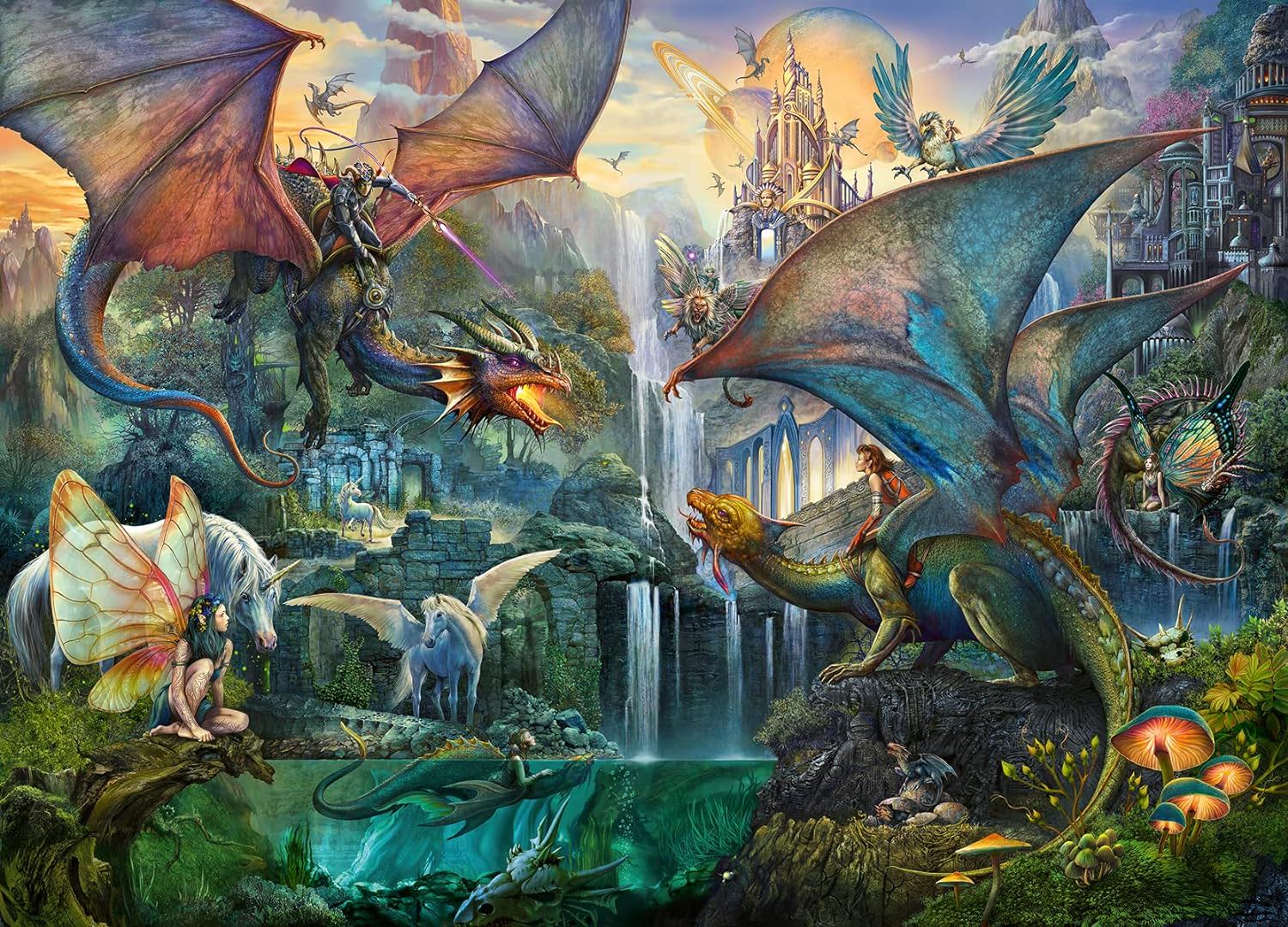 Magical Dragon Forest - Ravensburger 🇩🇪 puzzle collectible [Barcode 4005556167210] - Main Image 2