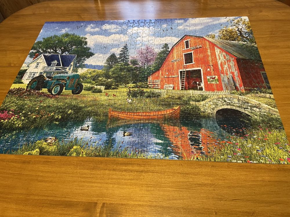 The Red Barn - Eurographics puzzle collectible [Barcode 628136555265] - Main Image 3