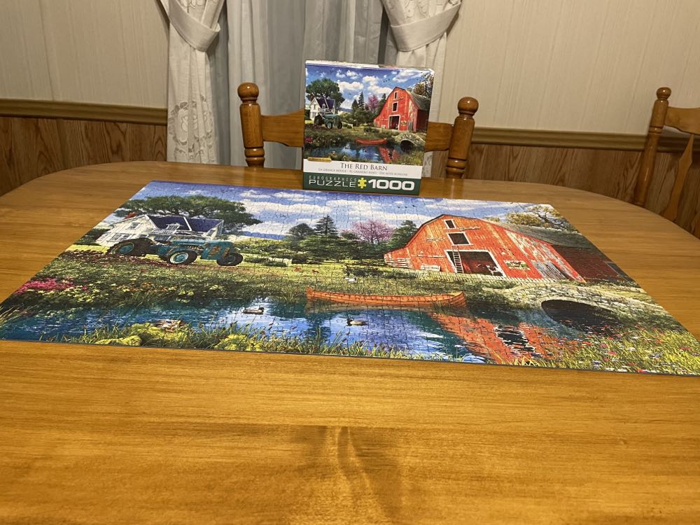 The Red Barn - Eurographics puzzle collectible [Barcode 628136555265] - Main Image 4
