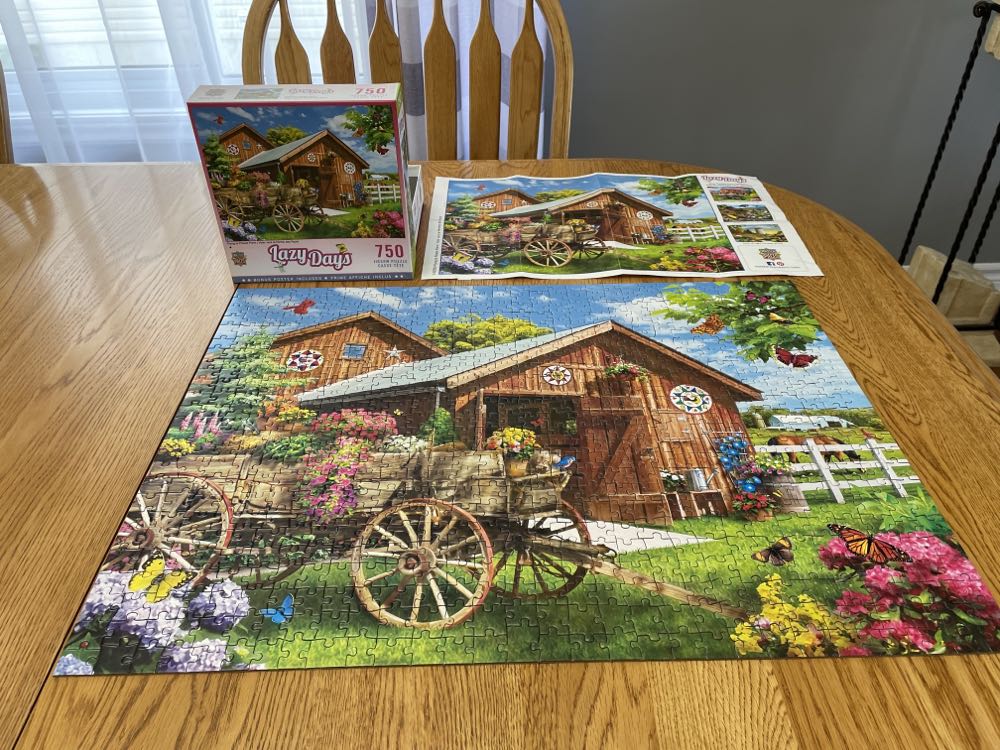 Flying To Flower Farm - Master Pieces puzzle collectible [Barcode 705988320569] - Main Image 2