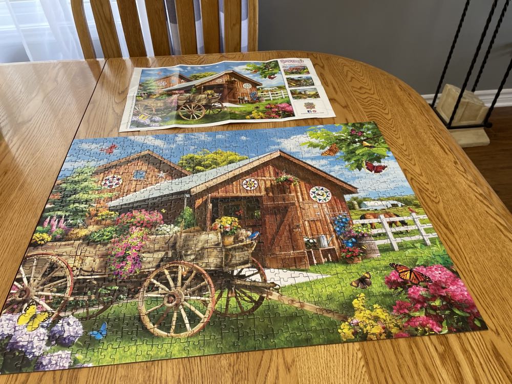 Flying To Flower Farm - Master Pieces puzzle collectible [Barcode 705988320569] - Main Image 3