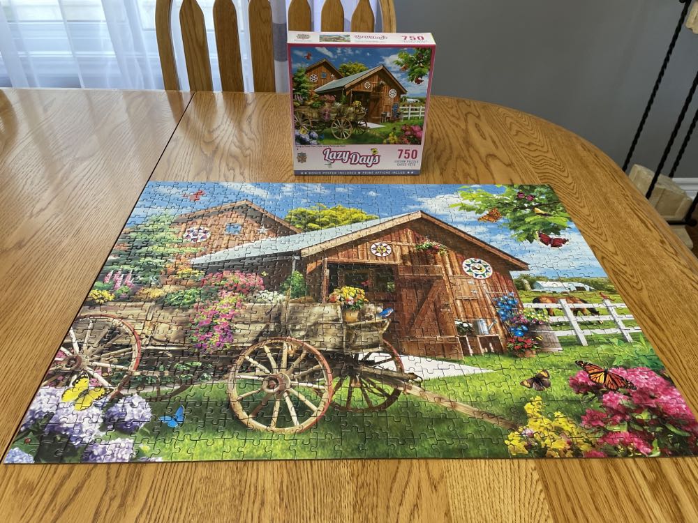 Flying To Flower Farm - Master Pieces puzzle collectible [Barcode 705988320569] - Main Image 4