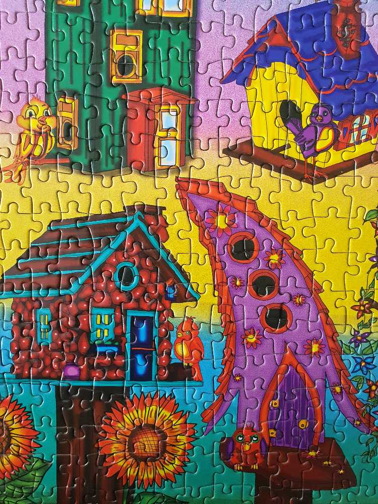 Bird Houses  - JaCaRou puzzle collectible [Barcode 748367075513] - Main Image 3