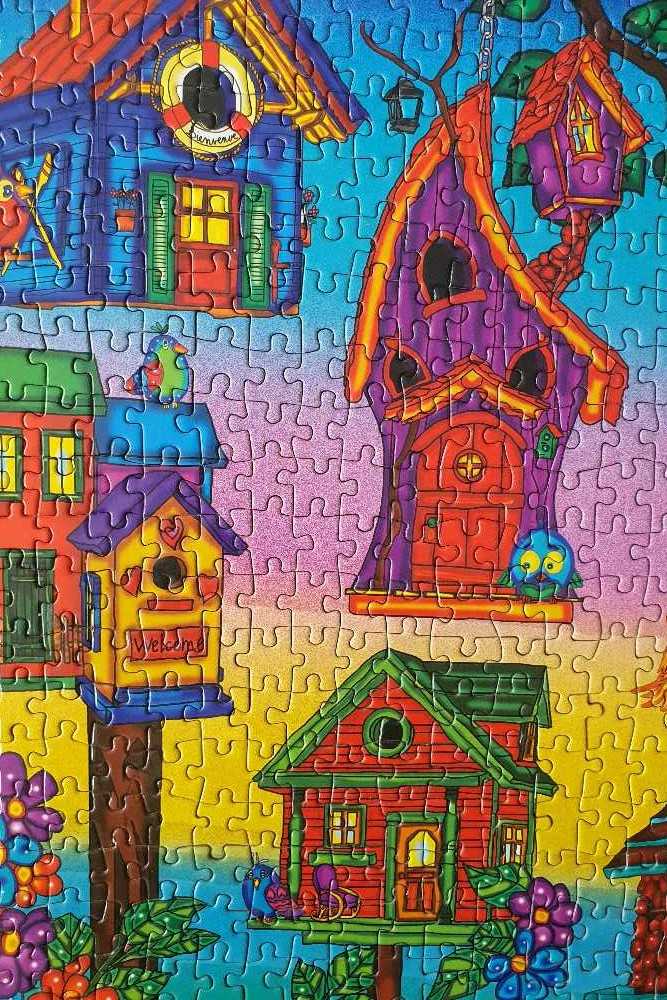 Bird Houses  - JaCaRou puzzle collectible [Barcode 748367075513] - Main Image 4