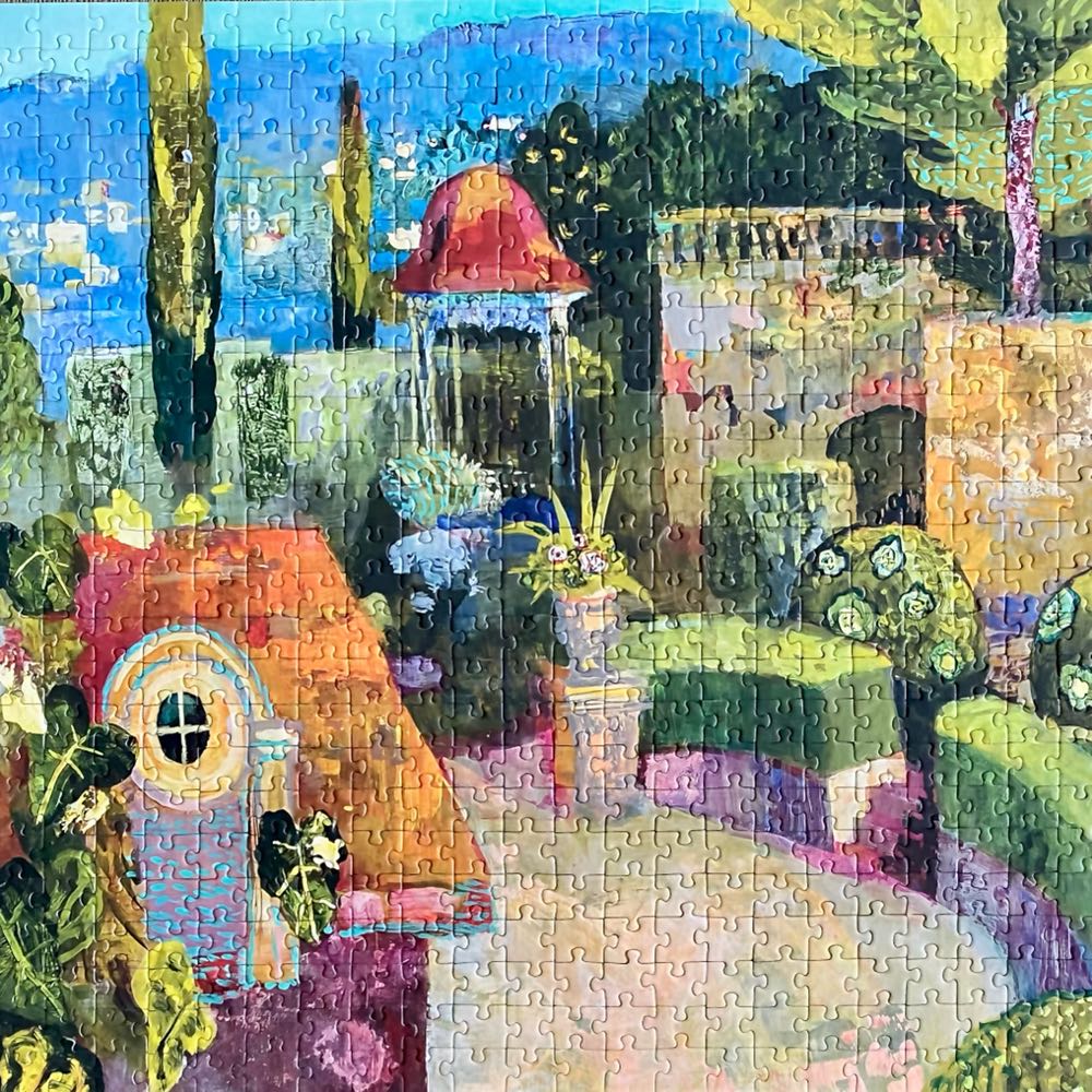 Lake Como Breeze 750 Piece Silverton Apples To Oranges - Art & Fable puzzle collectible [Barcode 850006234325] - Main Image 2