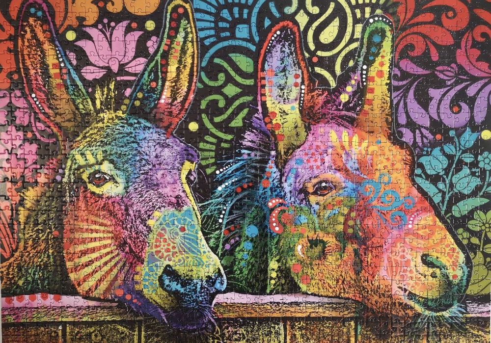 Donkey Love/Jolly Pets - Heye Puzzle puzzle collectible [Barcode 4001689299378] - Main Image 3