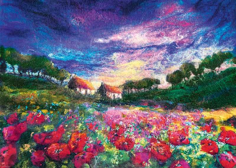 Sundown Poppies - HEYE puzzle collectible [Barcode 4001689299170] - Main Image 2