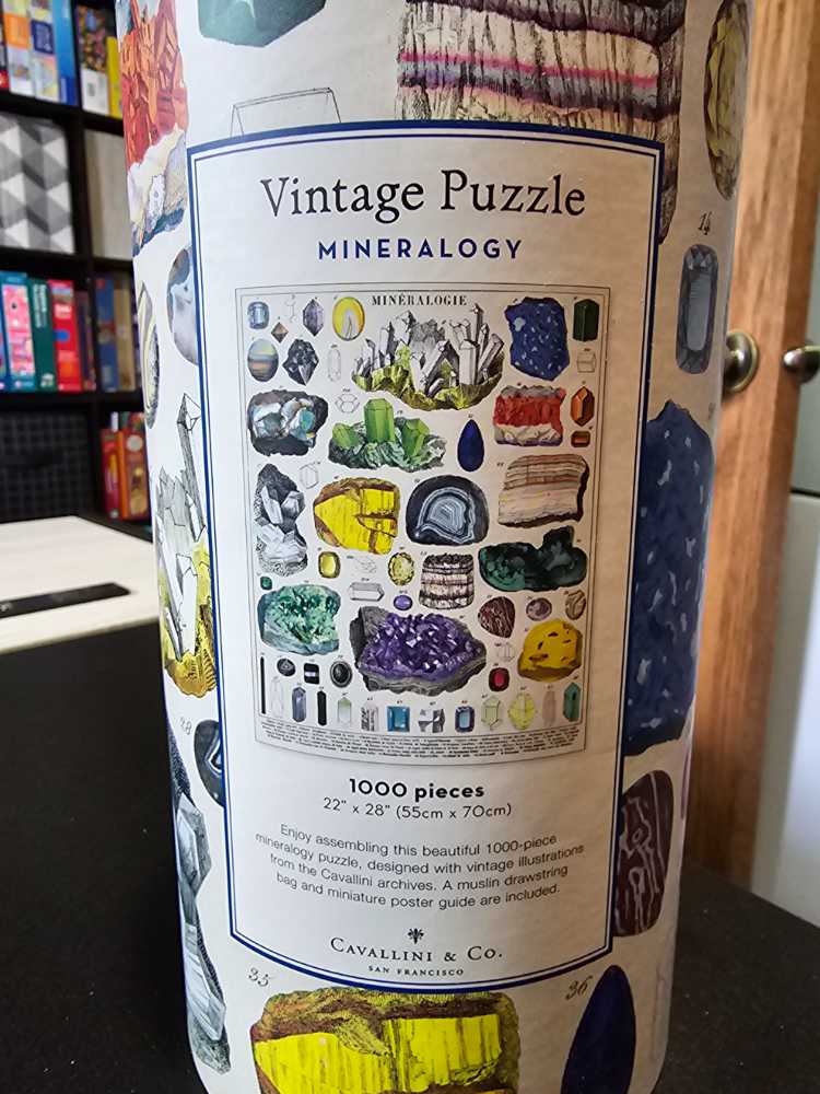 Minerologie Vintage - Cavallini & Co. puzzle collectible [Barcode 9781635447194] - Main Image 3