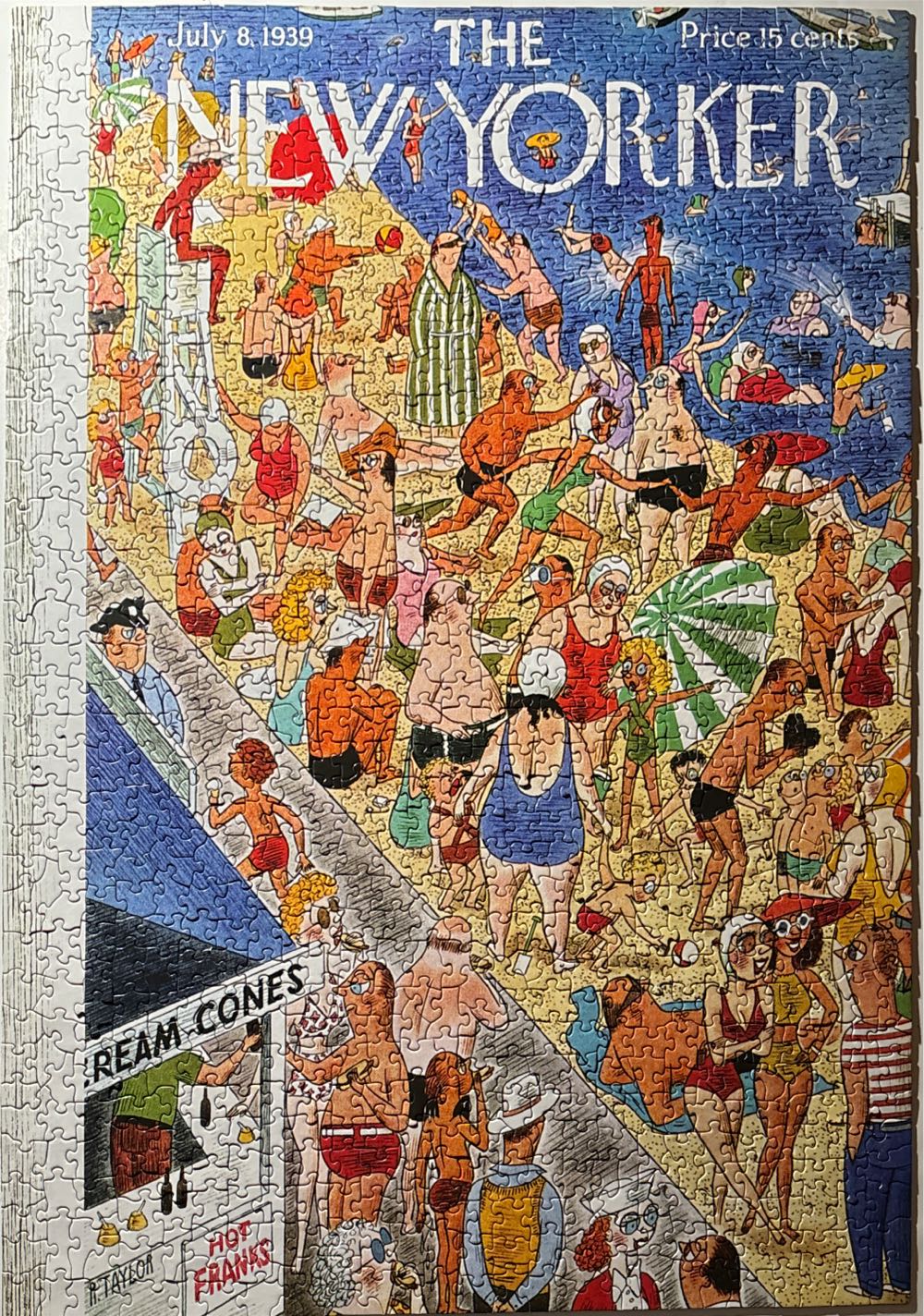 Beachgoing - New York Puzzle Co. puzzle collectible [Barcode 851996002314] - Main Image 2