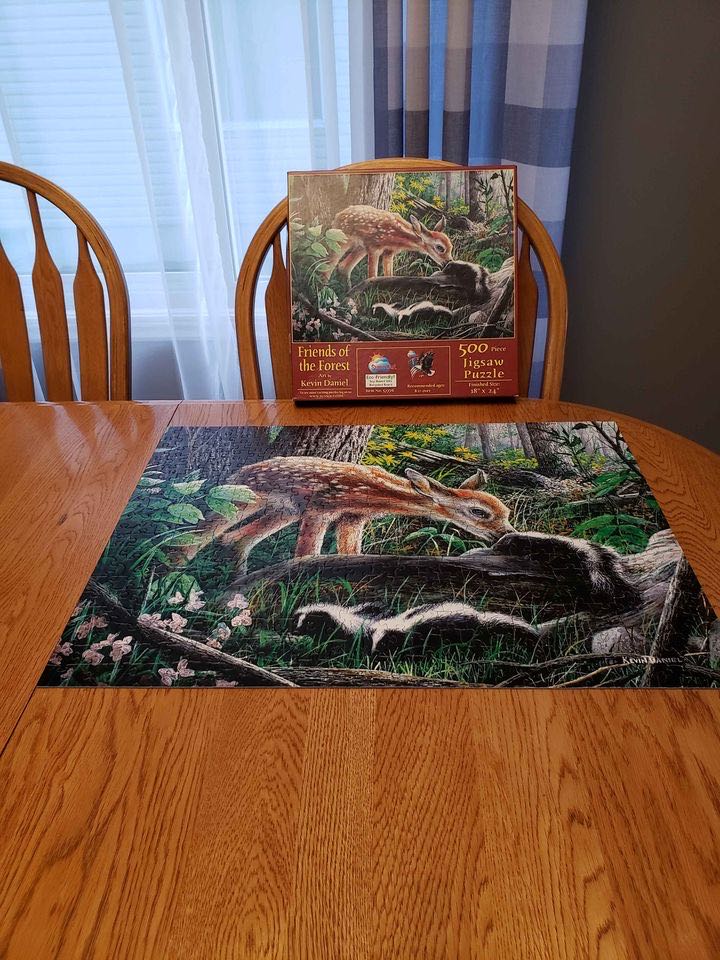 Friends Of The Forest - SUNSOUT INC puzzle collectible [Barcode 796780577763] - Main Image 2