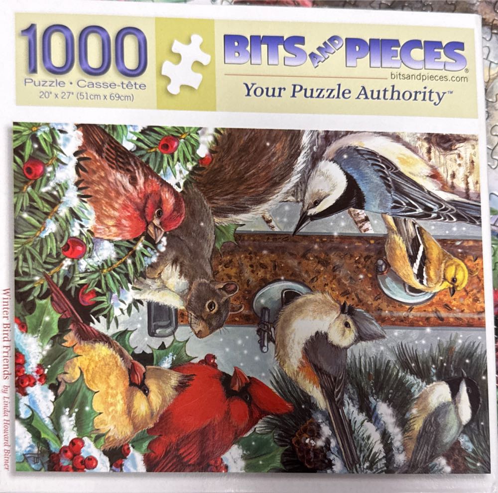 Winter Bird Friends - Bits & Pieces 🇺🇸 puzzle collectible [Barcode 192949045898] - Main Image 3