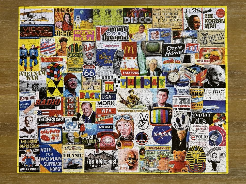 Back In The Day - White Mountain Puzzles, Inc. puzzle collectible [Barcode 724819264551] - Main Image 2