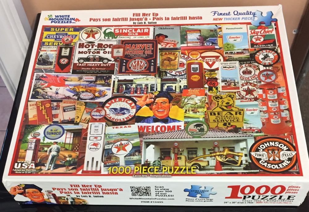 Fill Her Up - White Mountain Puzzles puzzle collectible [Barcode 724819256532] - Main Image 2