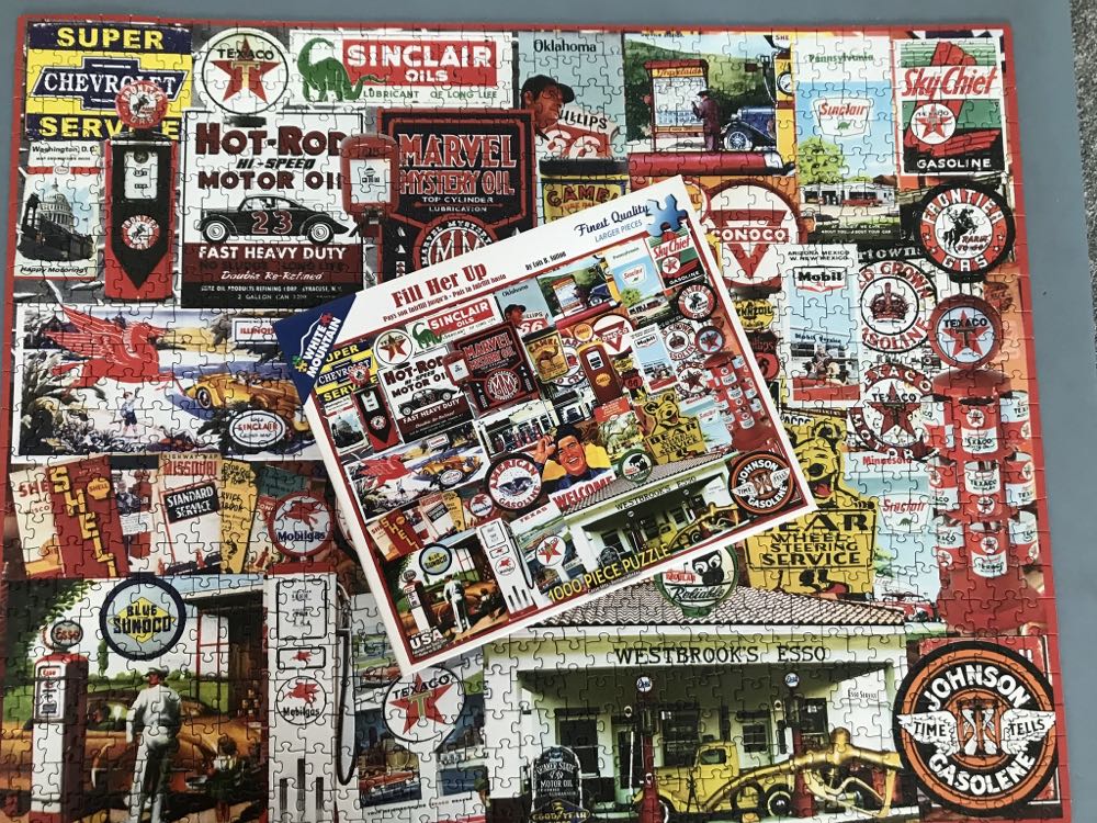 Fill Her Up - White Mountain Puzzles puzzle collectible [Barcode 724819256532] - Main Image 3