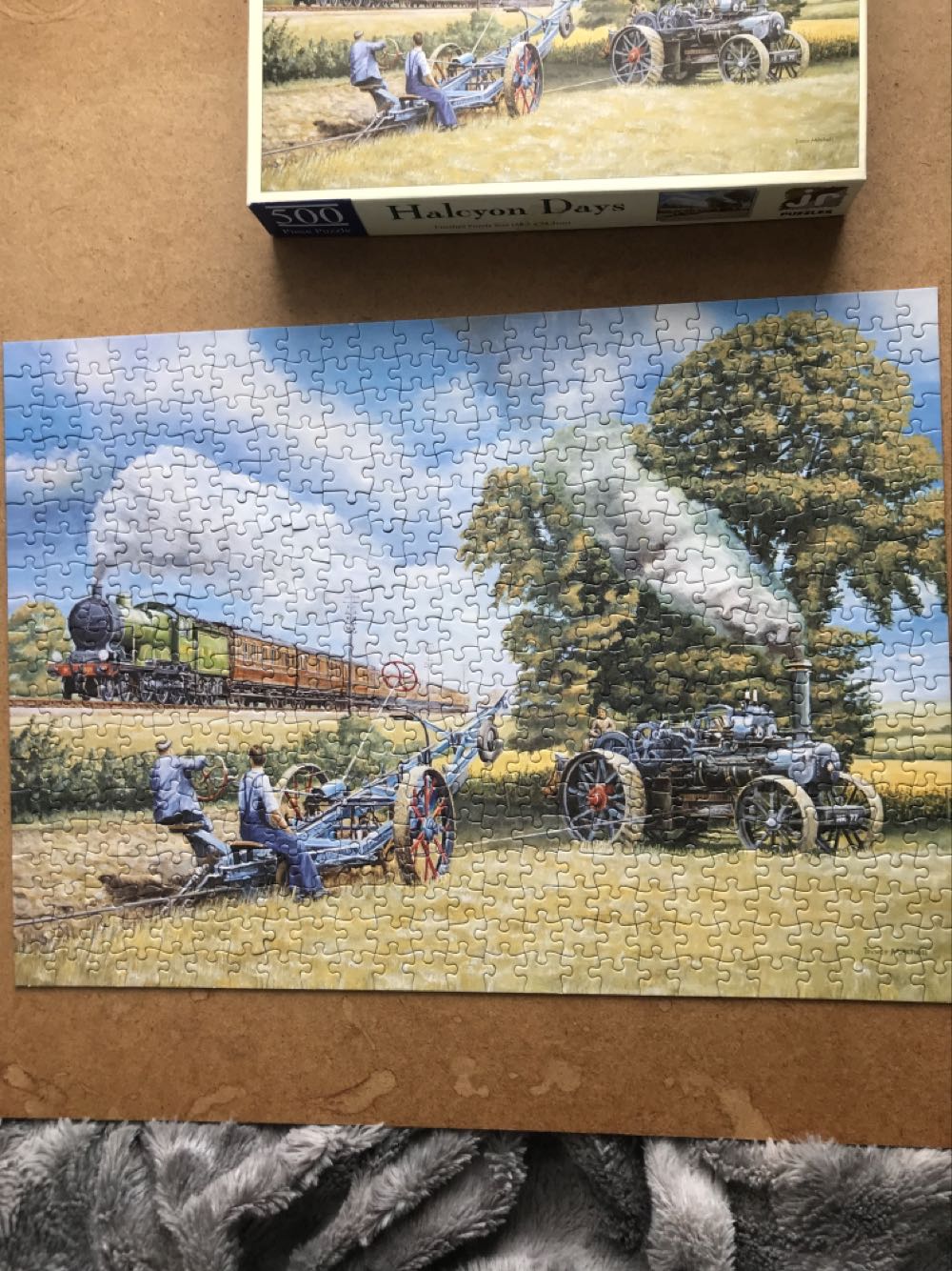 In Days Of Steam - Jr Jigsaws puzzle collectible [Barcode 5015796001785] - Main Image 2