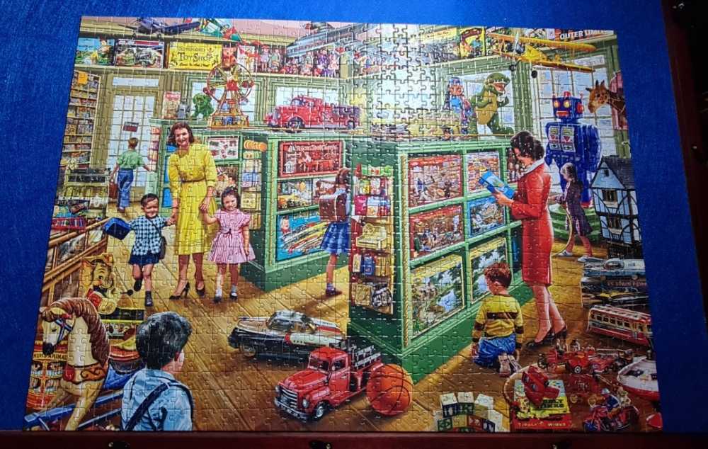 Vintage Toy Shop SOLD  - Corner Piece 🇬🇧 puzzle collectible [Barcode 5052089285743] - Main Image 2
