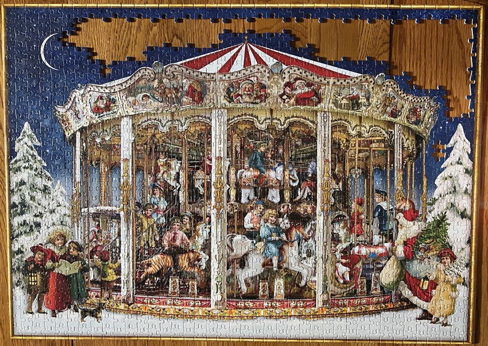 The Christmas Carousel - Coppenrath puzzle collectible [Barcode 5060289374334] - Main Image 2