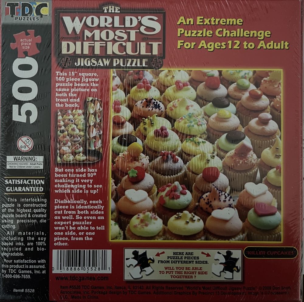 Killer Cupcakes - TDC Games puzzle collectible [Barcode 018886055281] - Main Image 3