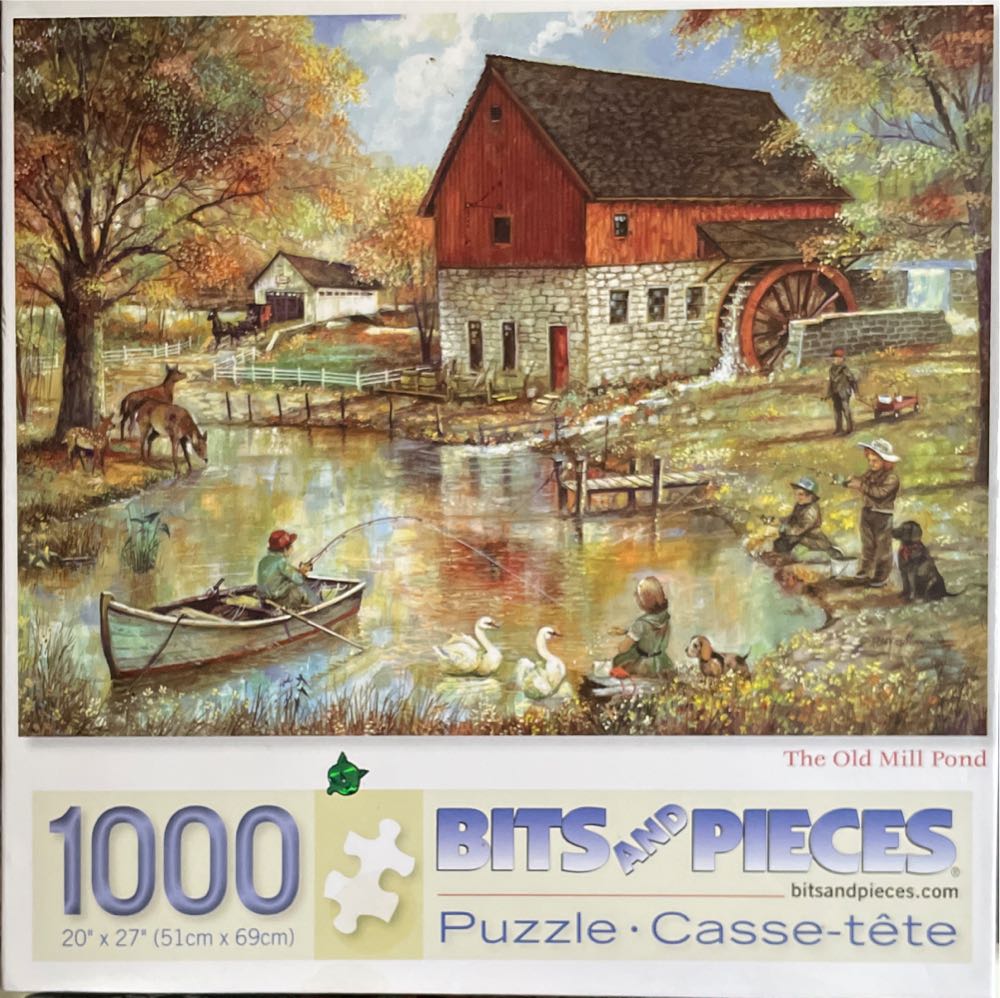 The Old Mill Pond - Bits And Pieces puzzle collectible [Barcode 192949043368] - Main Image 2