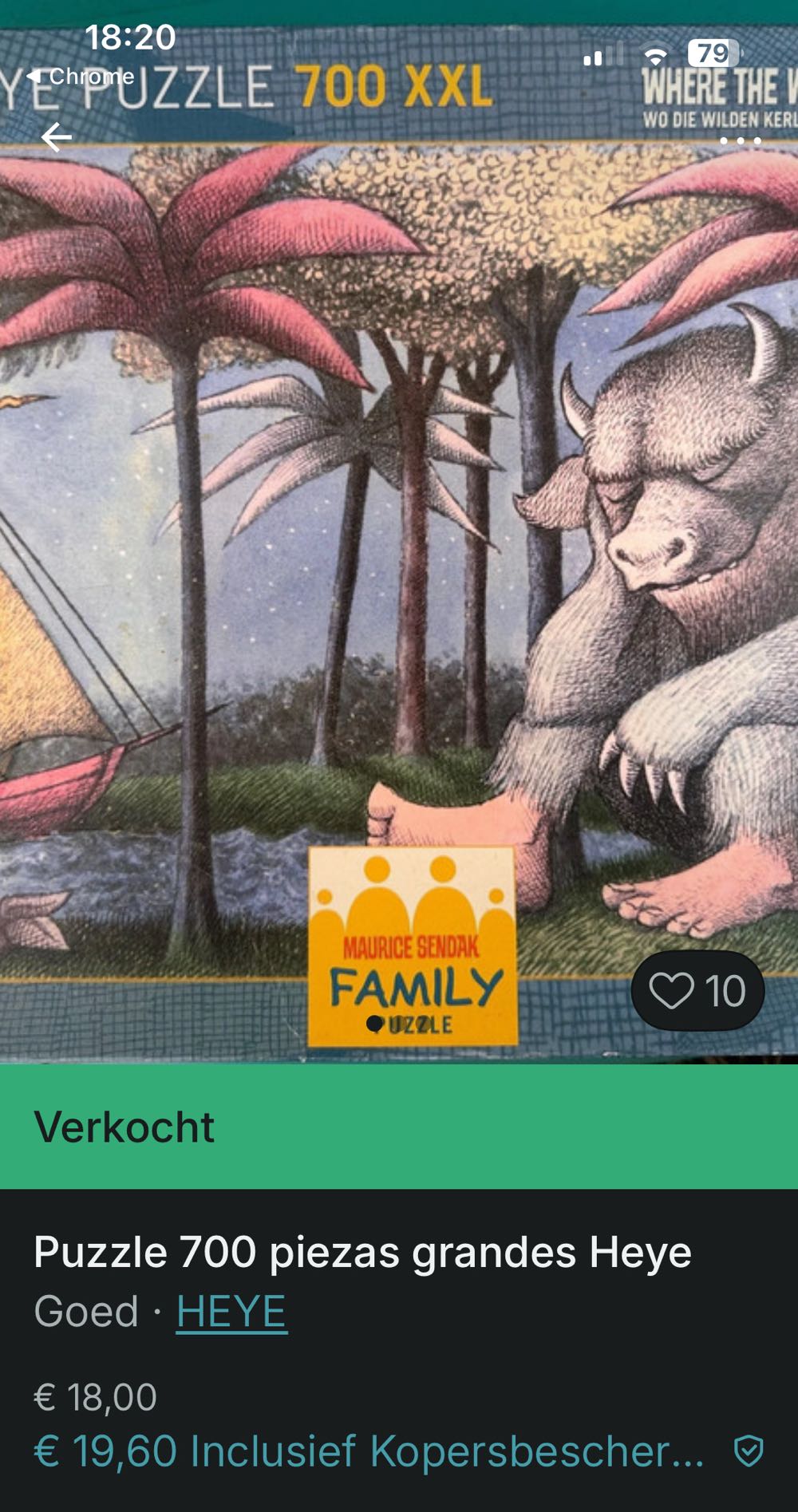 Where The Wild Things Are - Heye Puzzle puzzle collectible [Barcode 4001689292430] - Main Image 4