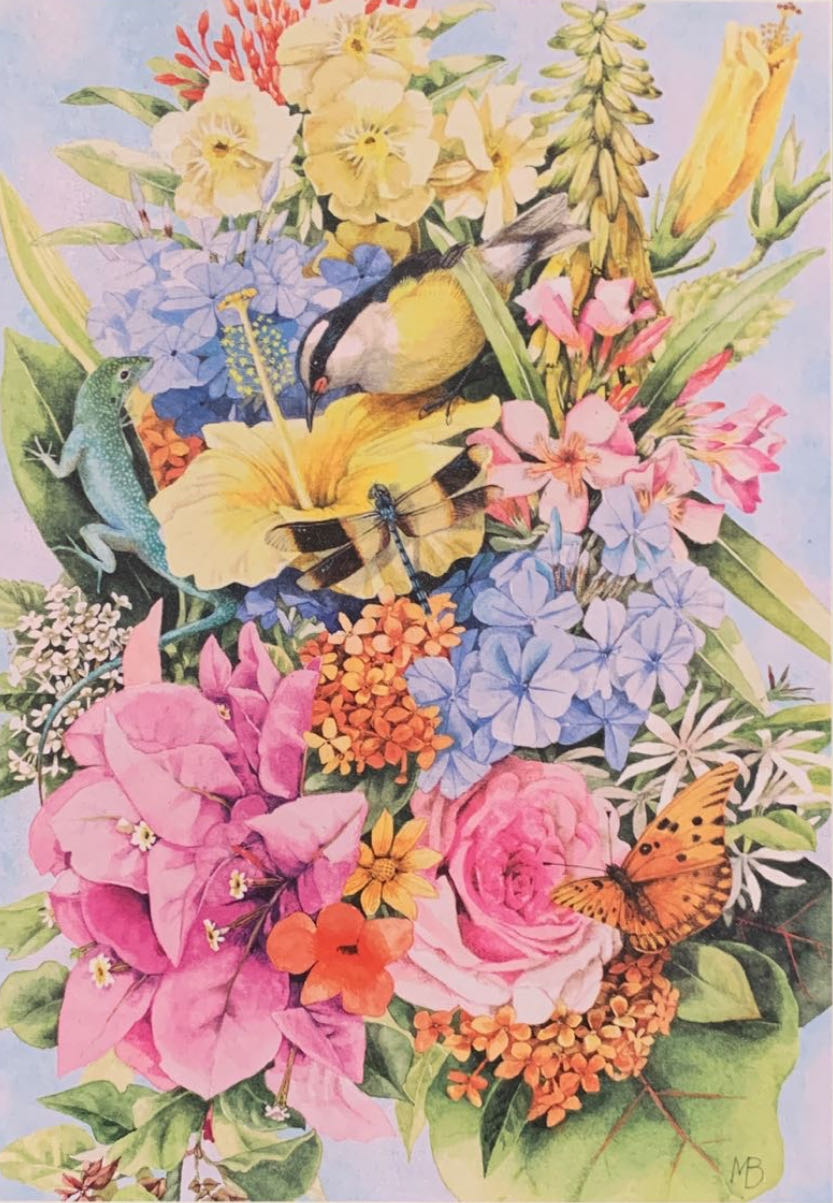 Bouquet With Nature/Lizard 🟦🇨🇦 - Heye Puzzle puzzle collectible [Barcode 4001689294519] - Main Image 2
