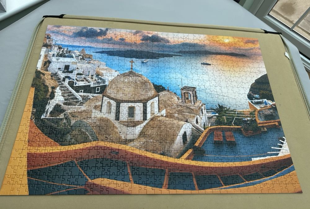 *Fairytale Santorini 😁 COMPLETED  07/08/2025 - Trefl puzzle collectible [Barcode 5900511104455] - Main Image 2