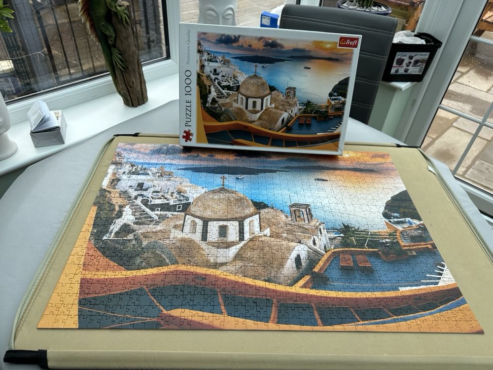 *Fairytale Santorini 😁 COMPLETED  07/08/2025 - Trefl puzzle collectible [Barcode 5900511104455] - Main Image 3
