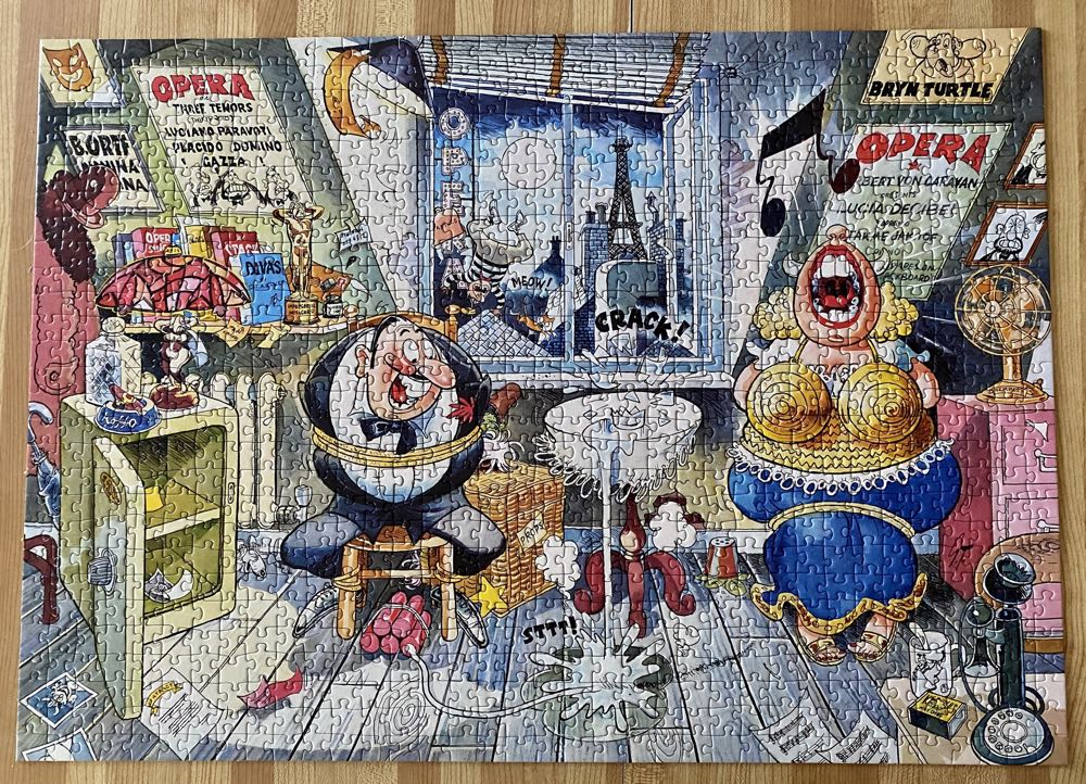 Wasgij Mystery: Drama At The Opera - Ravensburger puzzle collectible [Barcode 666273159724] - Main Image 2