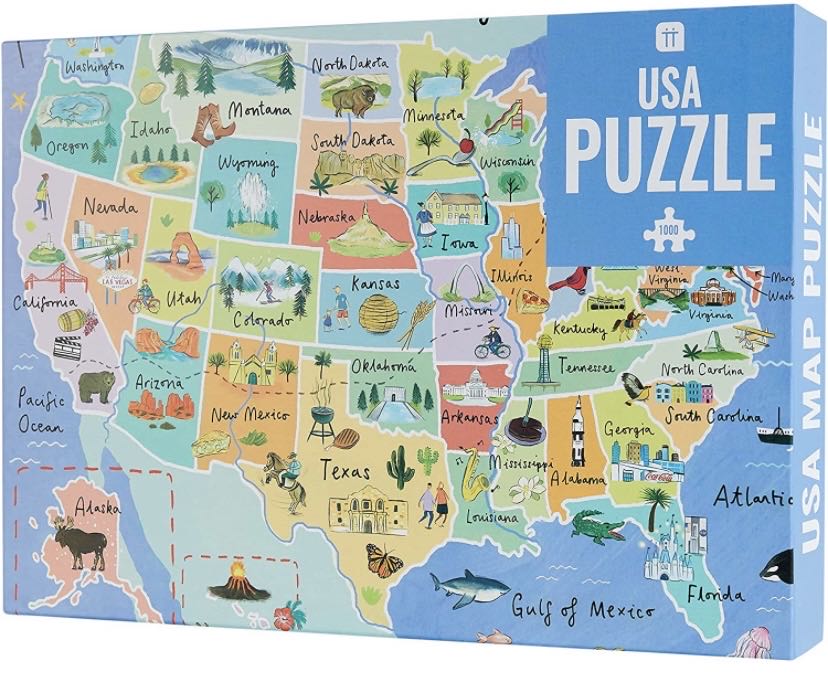 USA Puzzle - Talking Tables puzzle collectible - Main Image 2