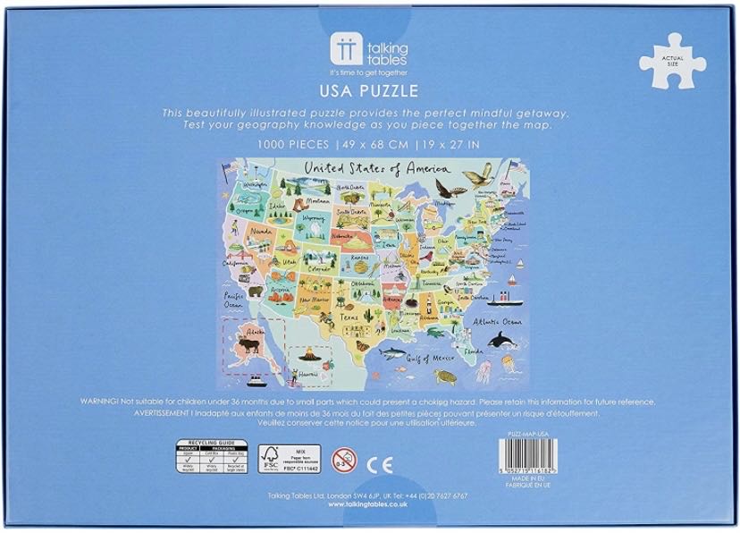 USA Puzzle - Talking Tables puzzle collectible - Main Image 3