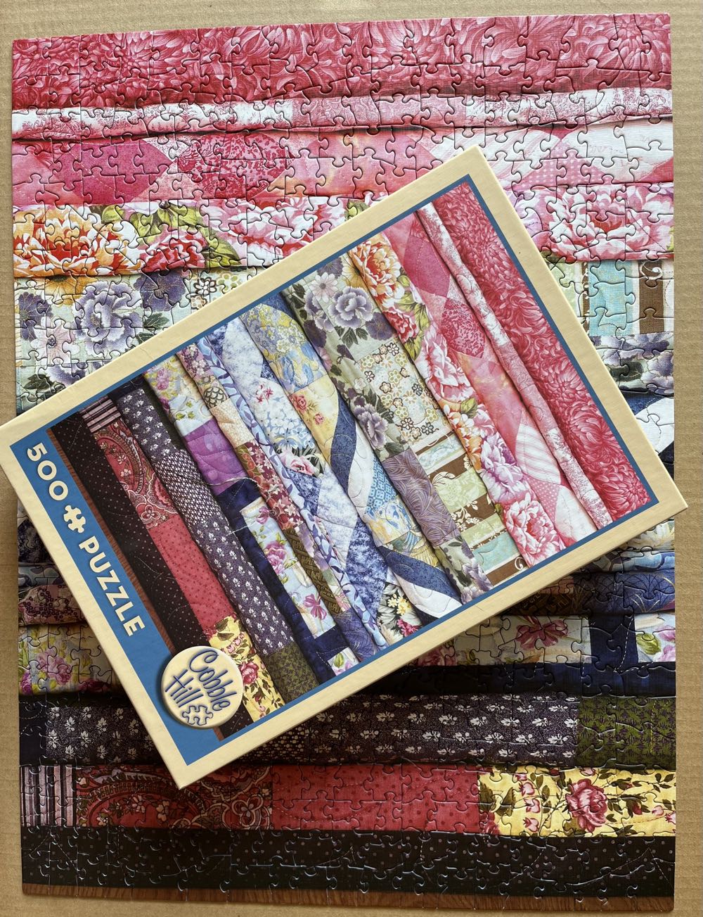 Quilts - From Nannie - Cobble Hill puzzle collectible [Barcode 625012520478] - Main Image 3