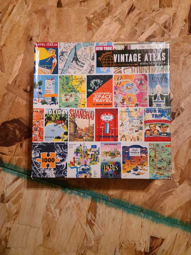 Vintage Atlas - ReMarks puzzle collectible [Barcode 681410190514] - Main Image 2
