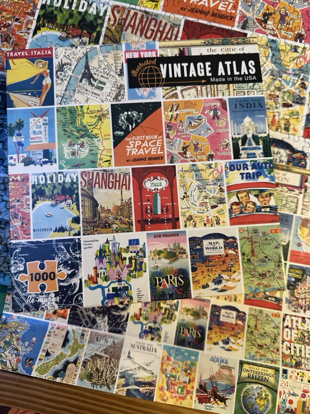 Vintage Atlas - ReMarks puzzle collectible [Barcode 681410190514] - Main Image 3