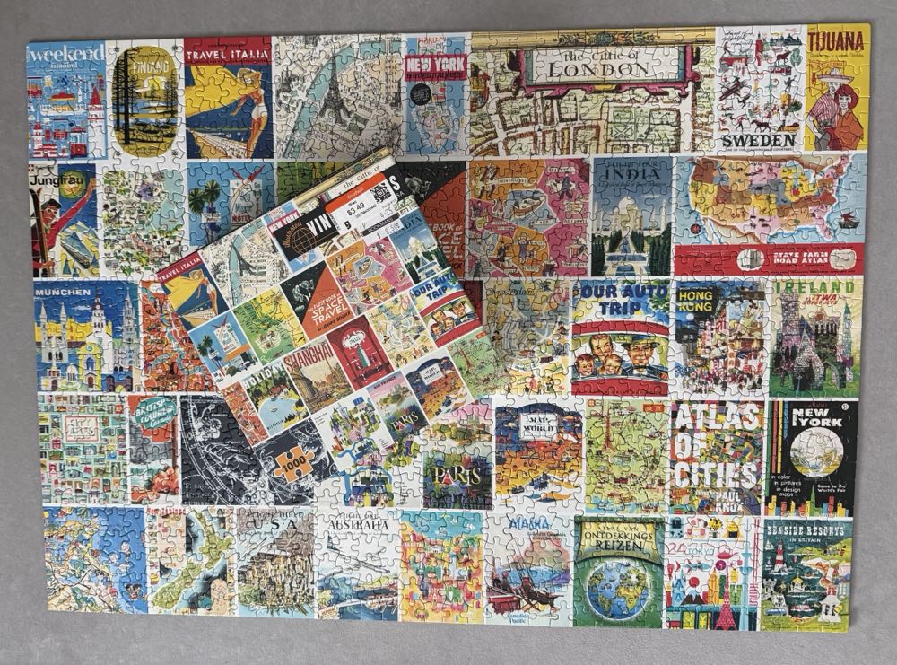 Vintage Atlas - ReMarks puzzle collectible [Barcode 681410190514] - Main Image 4