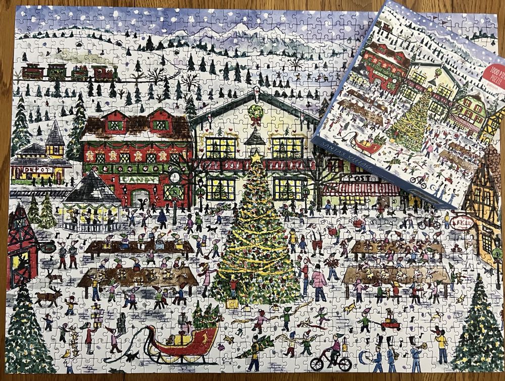 Santa’s Village - Galison puzzle collectible [Barcode 9780735367098] - Main Image 3