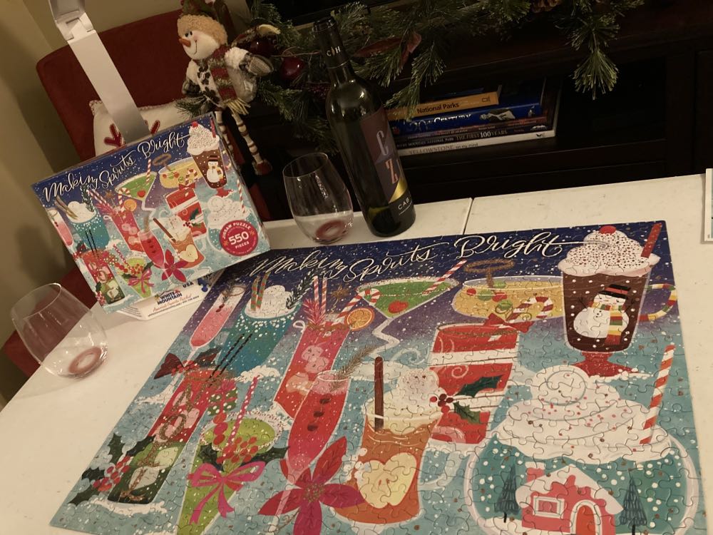 Making Spirits Bright * On Loan - Ceaco puzzle collectible [Barcode 021081241175] - Main Image 2