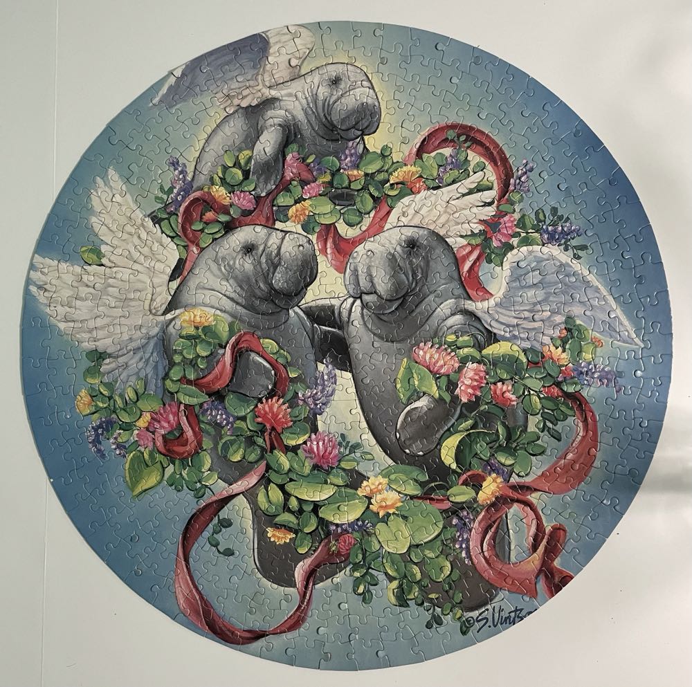 Manatee Angels - F.X.Schmid puzzle collectible - Main Image 2