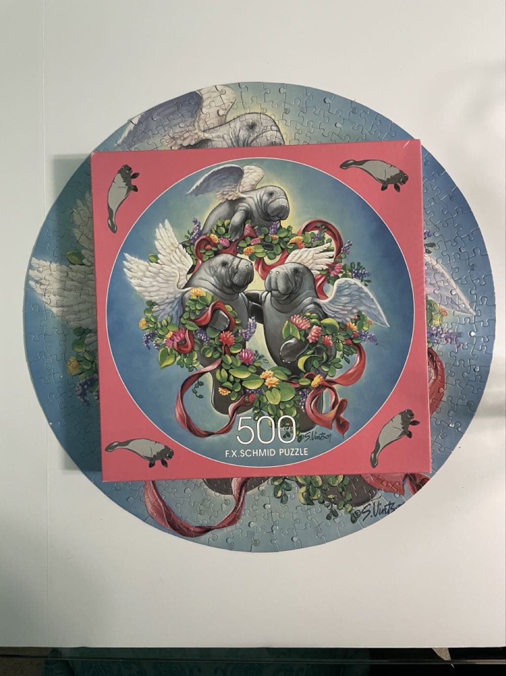 Manatee Angels - F.X.Schmid puzzle collectible - Main Image 3