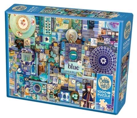 Blue Sampler - Cobble Hill puzzle collectible [Barcode 625012518659] - Main Image 1