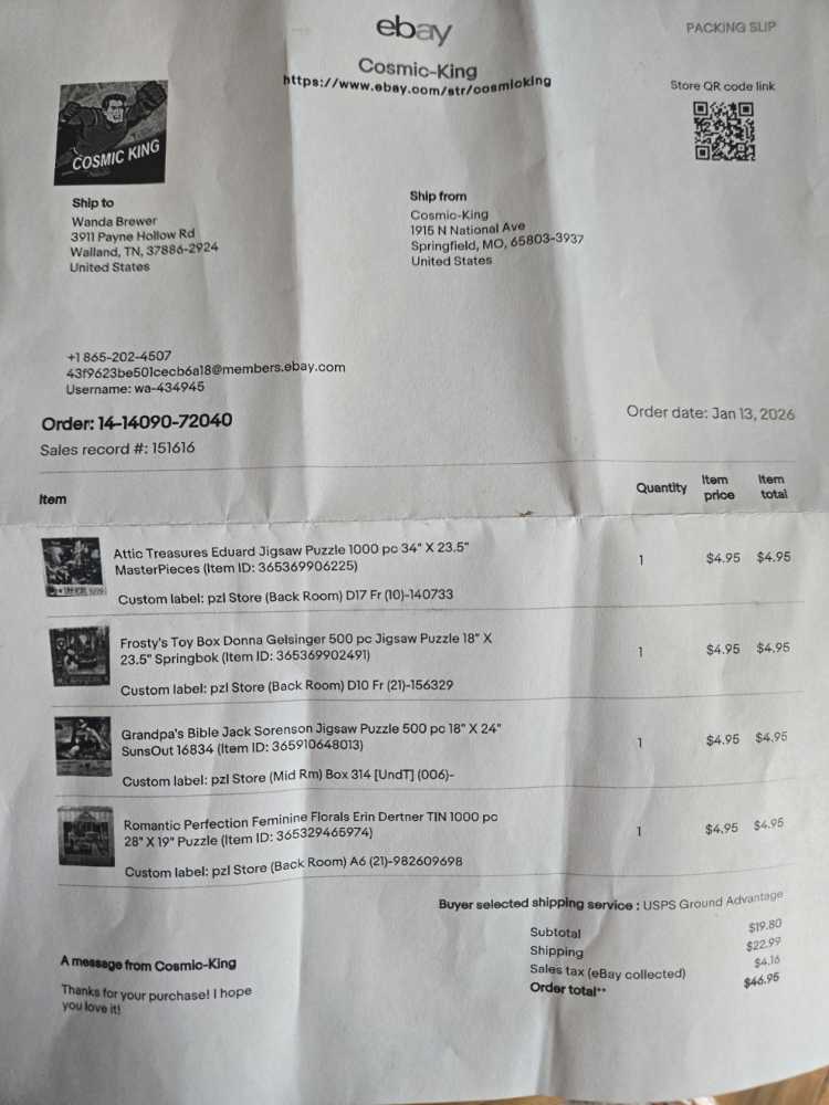 Frosty’s Toy Box*^ - Springbok puzzle collectible [Barcode 091683014835] - Main Image 4