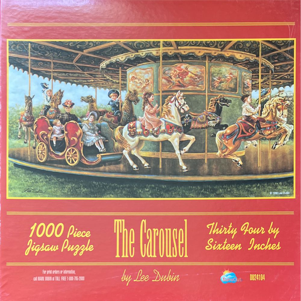 The Carousel - SunsOut puzzle collectible [Barcode 796780241046] - Main Image 2