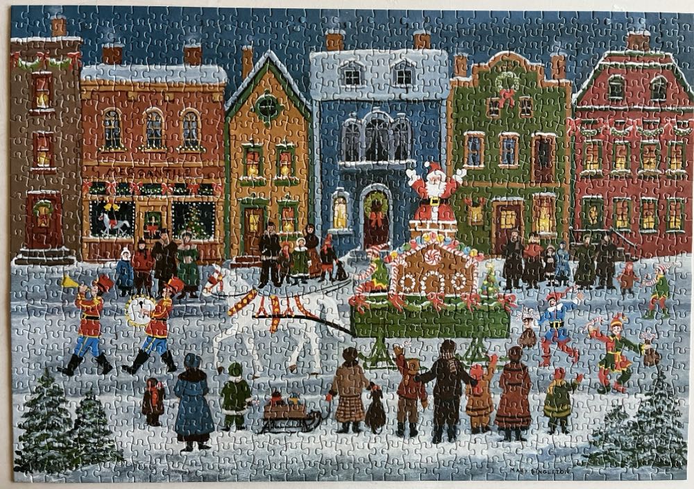 Christmas Parade - Lang puzzle collectible [Barcode 739744173793] - Main Image 2