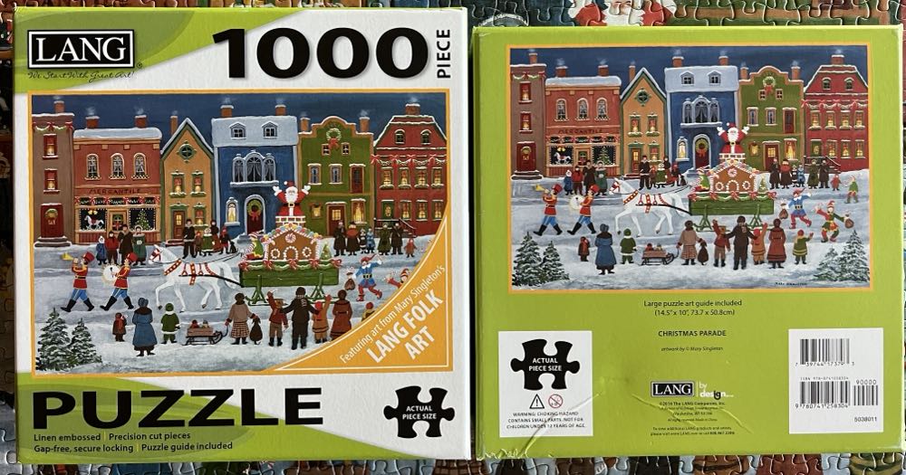 Christmas Parade - Lang puzzle collectible [Barcode 739744173793] - Main Image 3
