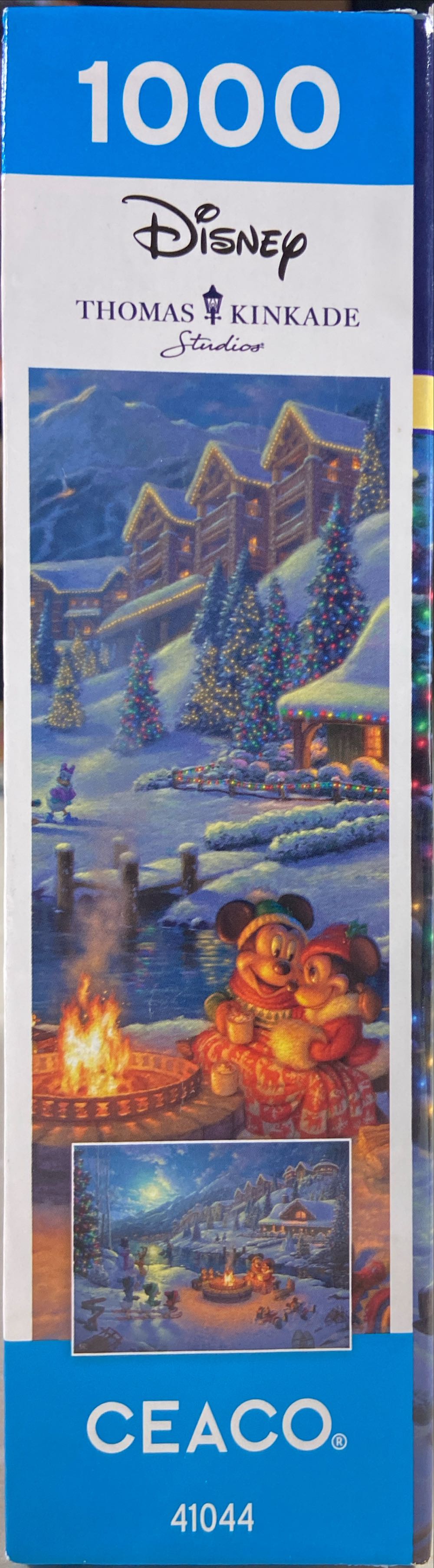 Mickey And Minnie Christmas Lodge - Ceaco puzzle collectible [Barcode 021081332941] - Main Image 4