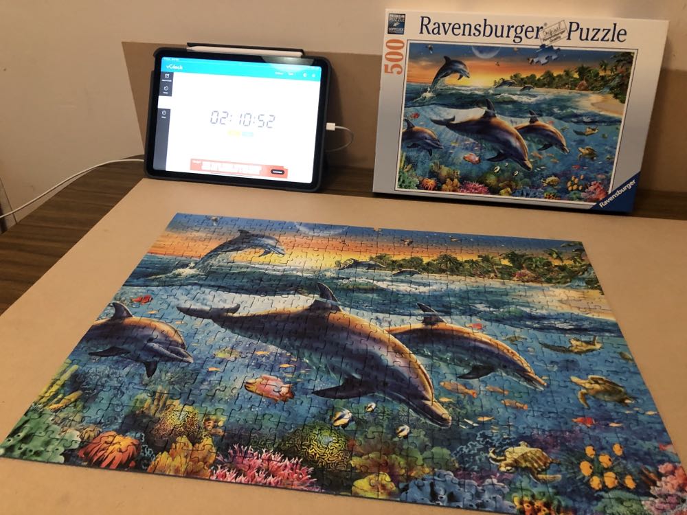 Dolphin Cove - Ravensburger puzzle collectible [Barcode 4005556142101] - Main Image 3