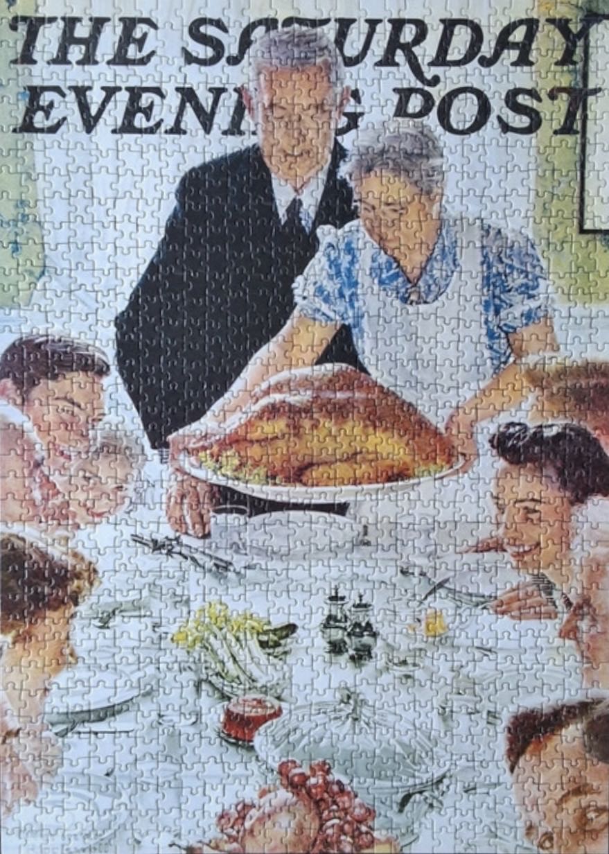 Freedom from Want - MasterPieces puzzle collectible [Barcode 705988720673] - Main Image 3