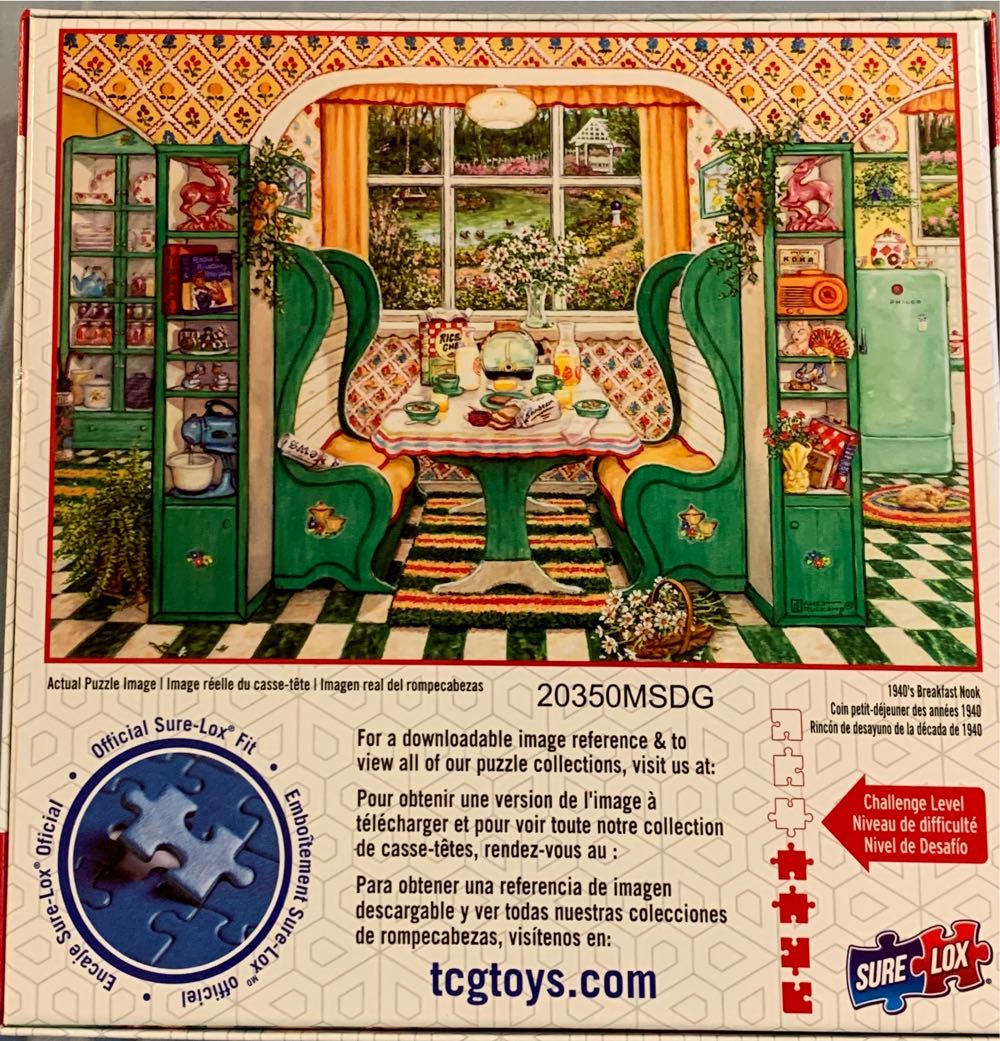 1940’s Breakfast Nook - TCG Toys 🇨🇦 puzzle collectible [Barcode 686141045126] - Main Image 2