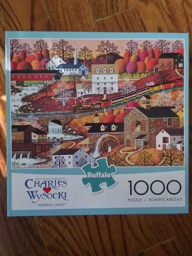 Waterfall Valley - Buffalo Games & Puzzles puzzle collectible [Barcode 079346114641] - Main Image 2