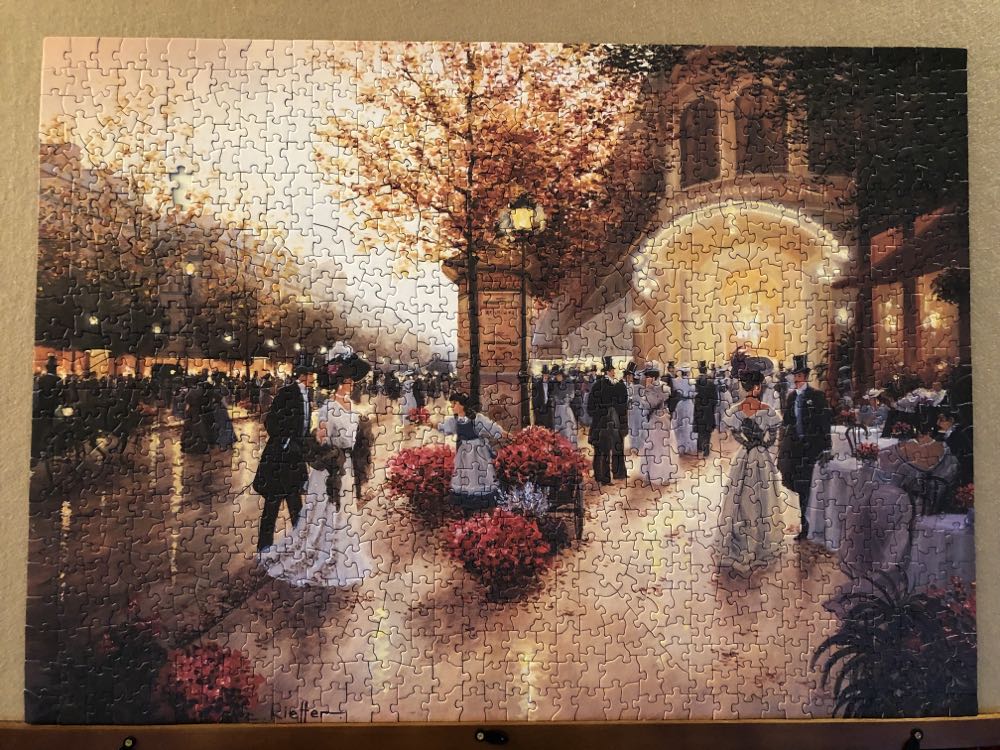 An Evening at the Theatre - Cobble Hill puzzle collectible [Barcode 625012517805] - Main Image 2
