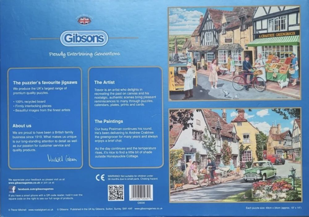 The Postmans Round 2 - Gibsons puzzle collectible [Barcode 5012269050301] - Main Image 2
